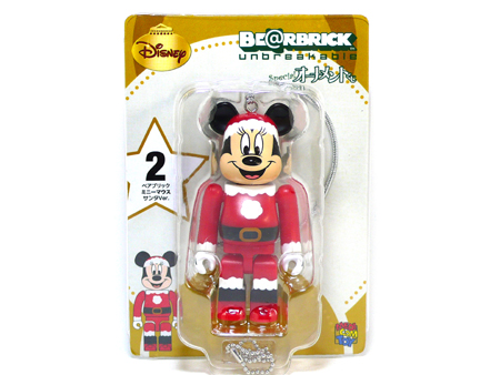 Specialくじ Disney MINNIE MOUSE サンタ ver ベアブリック（BE@RBRICK）