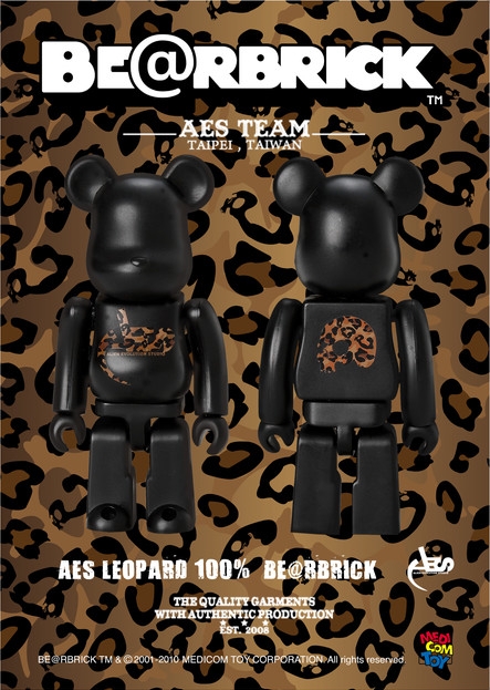AES LEOPARD 100% ベアブリック（BE@RBRICK）