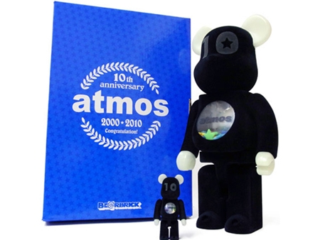 ATMOS 10th Anniversary 100% & 400% ベアブリック（BE@RBRICK）