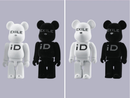 EXILE iD 100% 400% 2種 ベアブリック（BE@RBRICK）