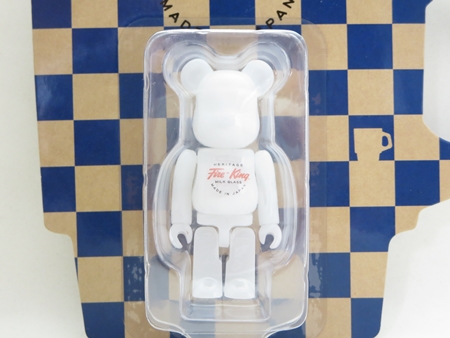 Fire-King 100% WHITE ベアブリック （BE@RBRICK）