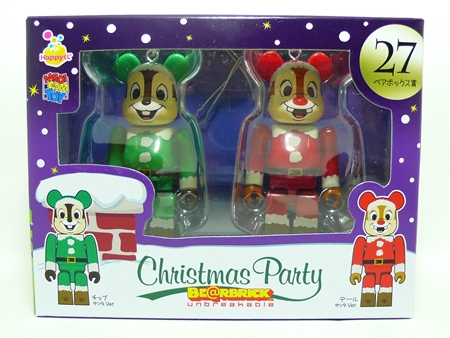 Happyくじ Disney Christmas Party ペアBOX 27 ベアブリック（BE@RBRICK）