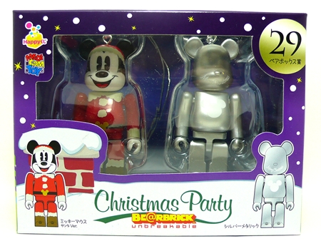Happyくじ Disney Christmas Party ペアBOX 29 ベアブリック（BE@RBRICK）