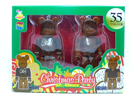 Happyくじ Disney Christmas Party ペアBOX 35 ベアブリック（BE@RBRICK）