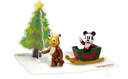 Happyくじ Disney Christmas Party ベアブリック（BE@RBRICK）