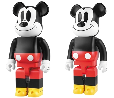 MICKEY MOUSE 400% & 1000% ベアブリック（BE@RBRICK）