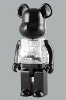 MY FIRST B＠BY BLACK & SILVER ver. 400% ベアブリック（BE@RBRICK）