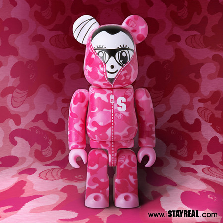STAYREAL PINK CAMO ベアブリック （BE@RBRICK）