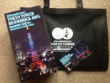 【レポート】 東京タワー ダイヤモンドヴェール Ver 400% ベアブリック （BE@RBRICK） 