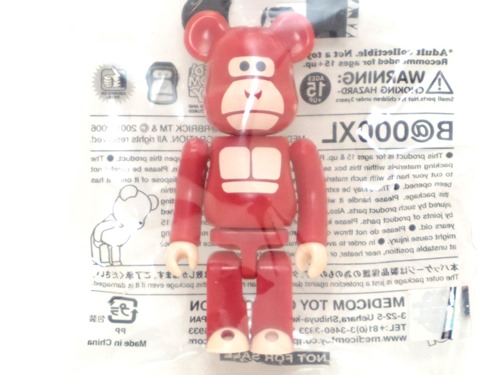X-large 15th Anniversary LITTLE FRIEND 100% レッド ベアブリック （BE@RBRICK）